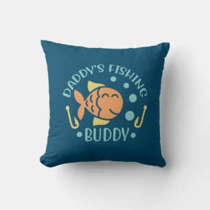 Fishing Art Daddy Fishing Friends Kissen