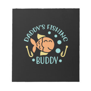 Fishing Art Daddy Fishing Friends Notizblock