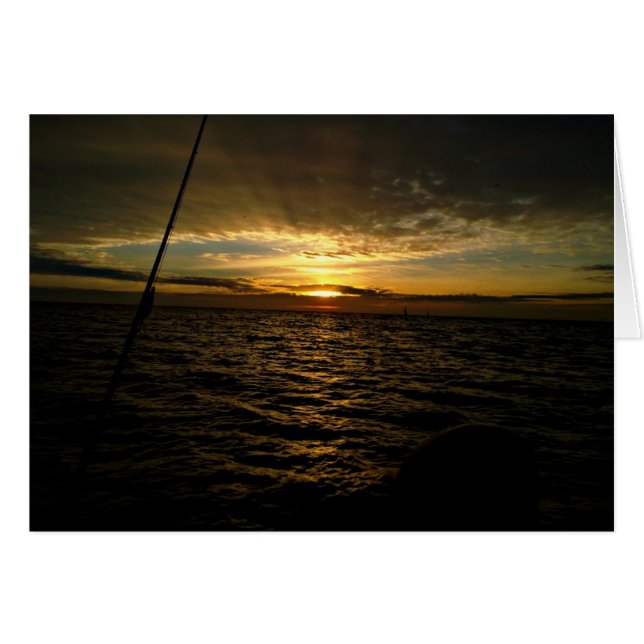 Fishing at Sunset (Vorderseite (Horizontal))