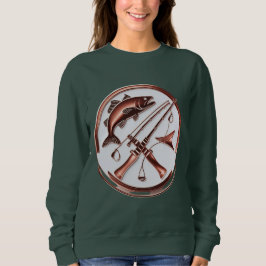 Fishing Badge Design – Women’s Sweatshirt