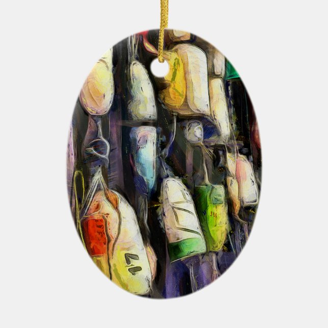 Fishing Boys Weihnachtsschmuck (Vorne)