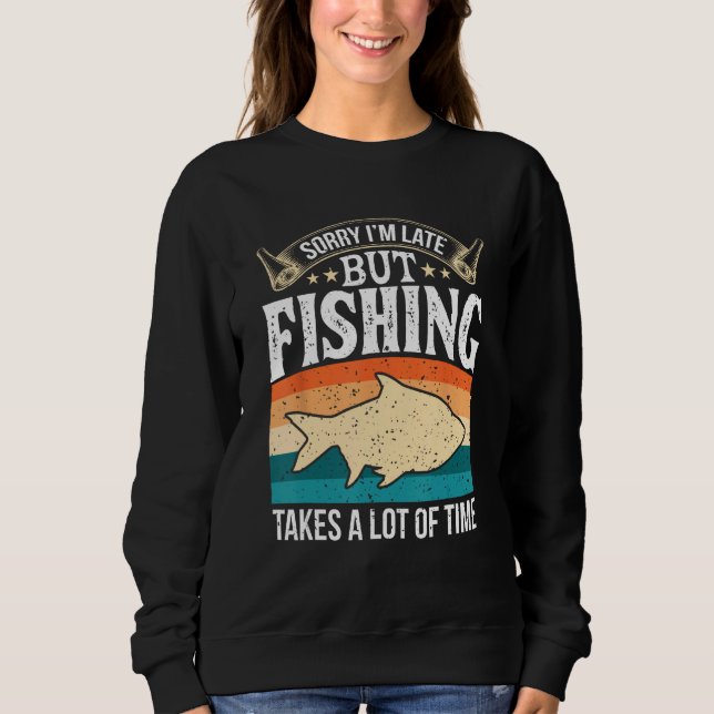 Fishing Dad  Fathers Day for Men Sweatshirt (Vorderseite)