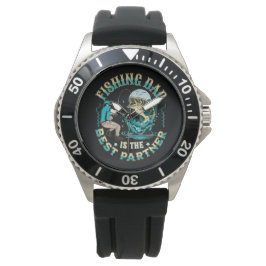 Fishing Dad Is The Best Partner Armbanduhr