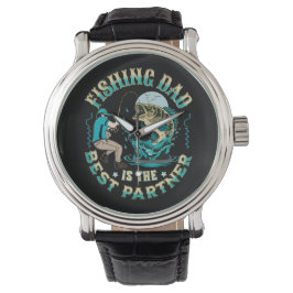 Fishing Dad Is The Best Partner Armbanduhr