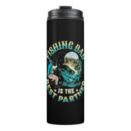 Fishing Dad Is The Best Partner Thermosbecher