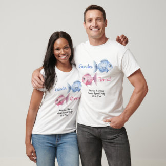 Fishing Gender Reveal T-Shirt