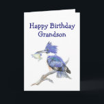Fishing Grandson  Birthday Humor The Kingfisher Karte<br><div class="desc">Know an avid fisherman in your life,  this is the perfect gift   Funny Birthday card for the Grandson who loves fishing and is the Kingfisher in your family,  or a sarcastic one for the Grandson who  couldn't catch a shoe</div>