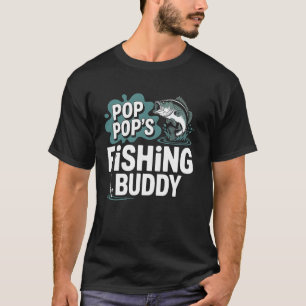 Fishing-Kumpel Pop Pop Lustiger Fischer Ruhestand  T-Shirt