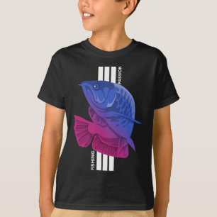 Fishing Pion Wasser Abenteuer Haken Magischer Fisc T-Shirt