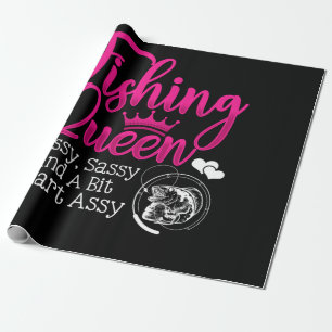 FIshing Queen CLassy Sassy ein bisschen Smart Assy Geschenkpapier