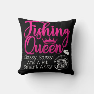 FIshing Queen CLassy Sassy ein bisschen Smart Assy Kissen