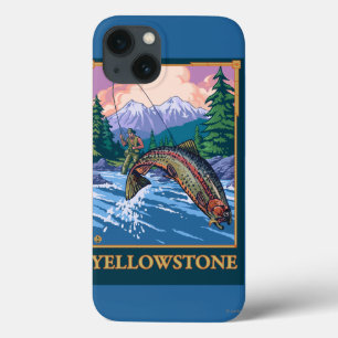 Fishing Scene - Yellowstone Nationalpark Case-Mate iPhone Hülle