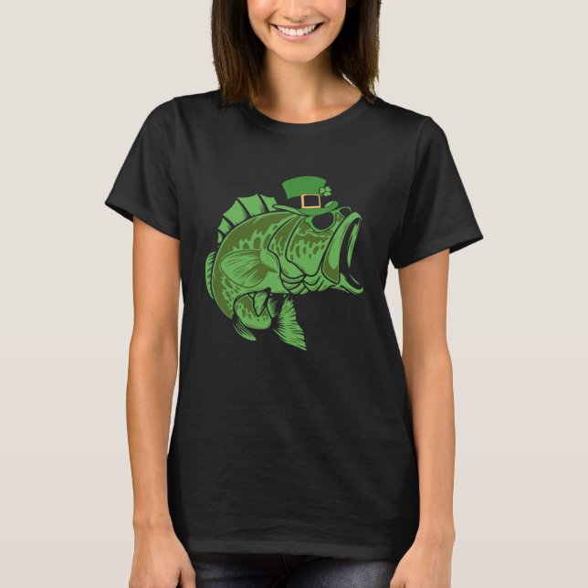 Fishing St Patrick s Day Irish Lucky Fishing For M T-Shirt (Vorderseite)