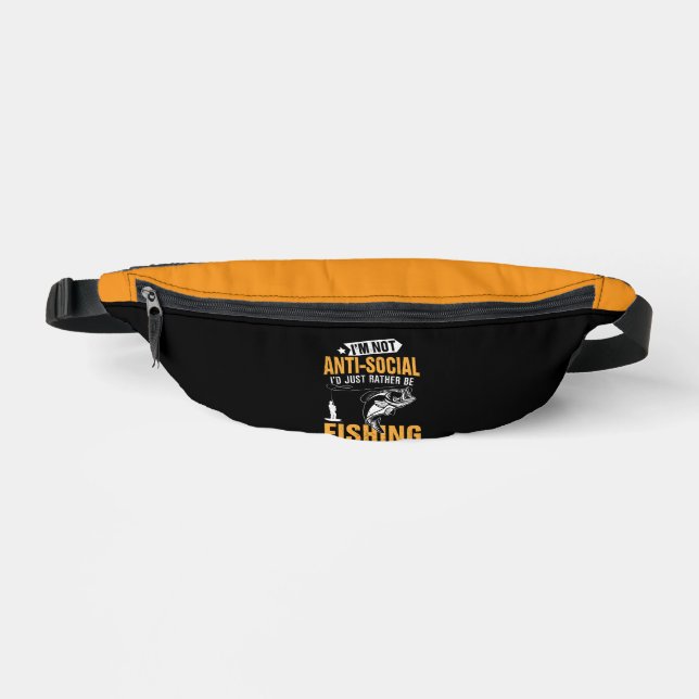 Fishing themed bauchtasche (Vorderseite)