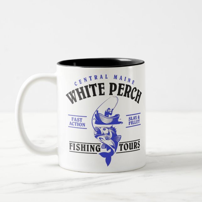 Fishing Tours Zweifarbige Tasse (Links)