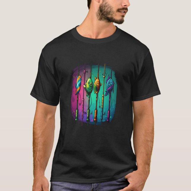 Fishing Trip Family Matching Apparel Pop Style Fis T-Shirt (Vorderseite)