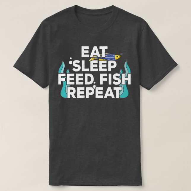 Fishkeeper Aquarist Aquarium T-Shirt (Design vorne)