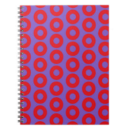 Fishman Donut Spiral Notebook Notizblock