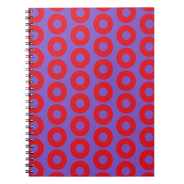 Fishman Donut Spiral Notebook Notizblock (Vorderseite)