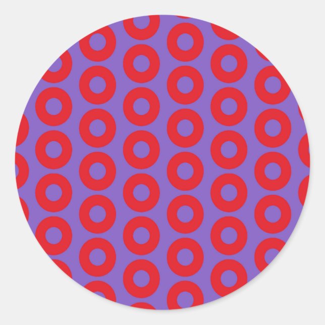 Fishman Donut Sticker (Vorderseite)