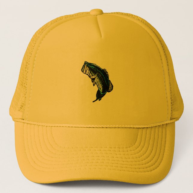 Fishmania Bass-Hut Truckerkappe (Vorderseite)