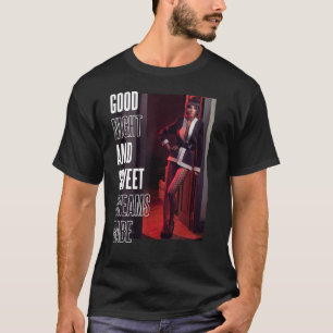 Fishnet Strumpfs Girl On Nightwear Mens Pajamas T-Shirt