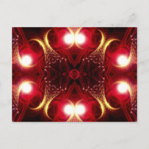 Fishtails Fraktal Postcard Postkarte