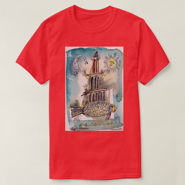 Fishtower T-Shirt (Design vorne)