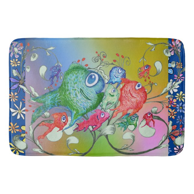 Fishy Antizipation Badematte (Vorderseite)