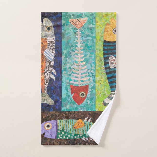 Fishy Badezimmer Handtuch (Handtuch)