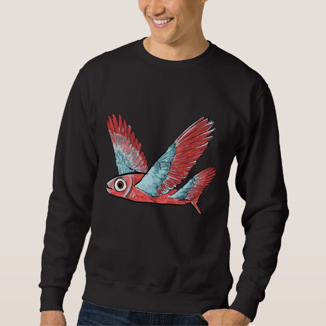 Fishy Birb Sweatshirt (Vorderseite)