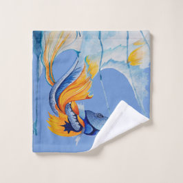 Fishy Face Handtuch Waschlappen