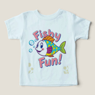 Fishy Fun Cartoon Fish Kids's T - Shirt