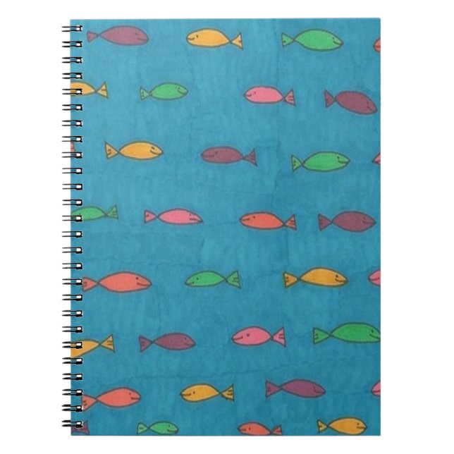 Fishy Pattern Notizblock (Vorderseite)