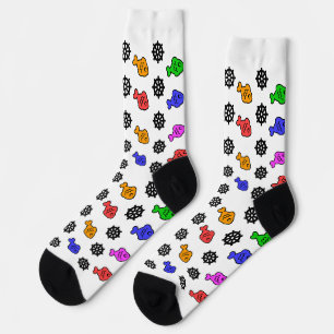 Fishy Wheels Socken