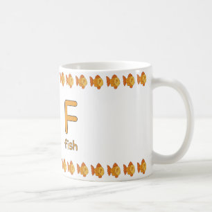 FistFürFisch–SpaßigesAlphabetTassendesign Kaffeetasse