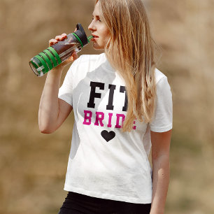 Fit Braut Future Mrs Hochzeit Fitnessstudio Damen T-Shirt