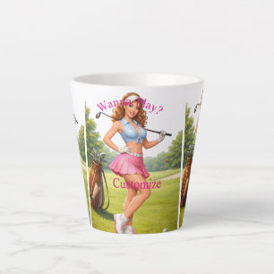 Fit Golfspielerin Thunder_Cove Milchtasse