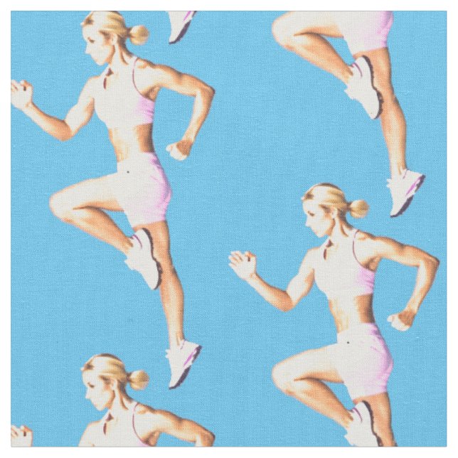 Fit Runnerin Thunder_Cove  Stoff (Nahaufnahme)