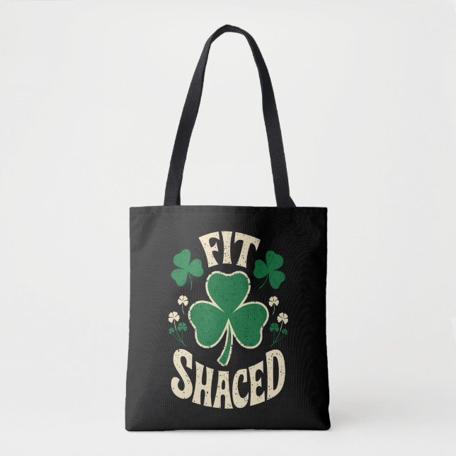 Fit Shaced Funny St Patrick's Day Irish Tasche (Vorderseite)
