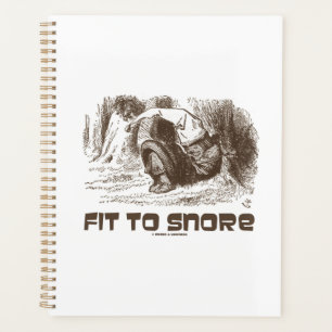 Fit to Snore Red King Schnarchen Schlafen Wunderla Planer