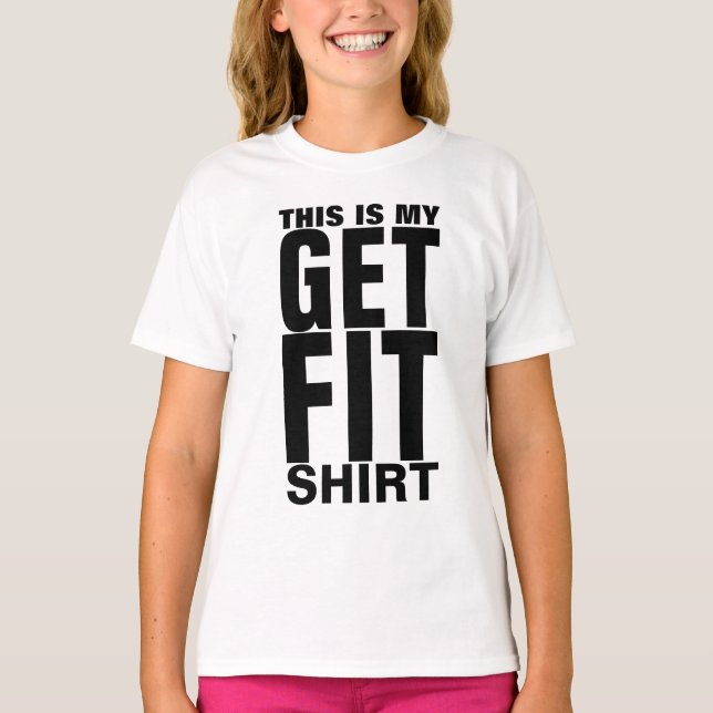 Fit Typografy Block T-Shirt (Vorderseite)
