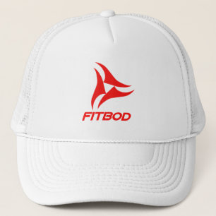 FITBOD rotes Fitnesslogo Truckerkappe