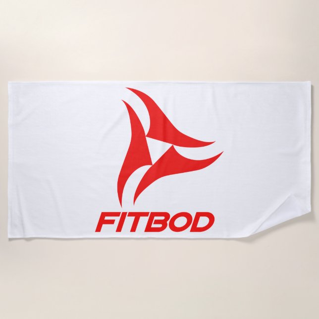 Fitbod Tuch Strandtuch (Vorderseite)