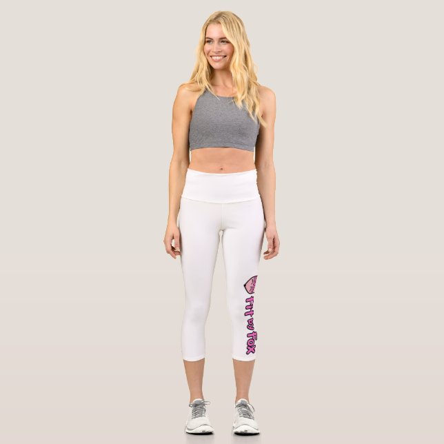 FitbyFox Fundamentals- High Waisted Capris (Vorderseite)