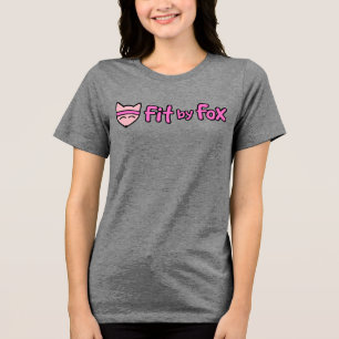 FitbyFox Grundlagen - Damen Tri-Blend Shirt