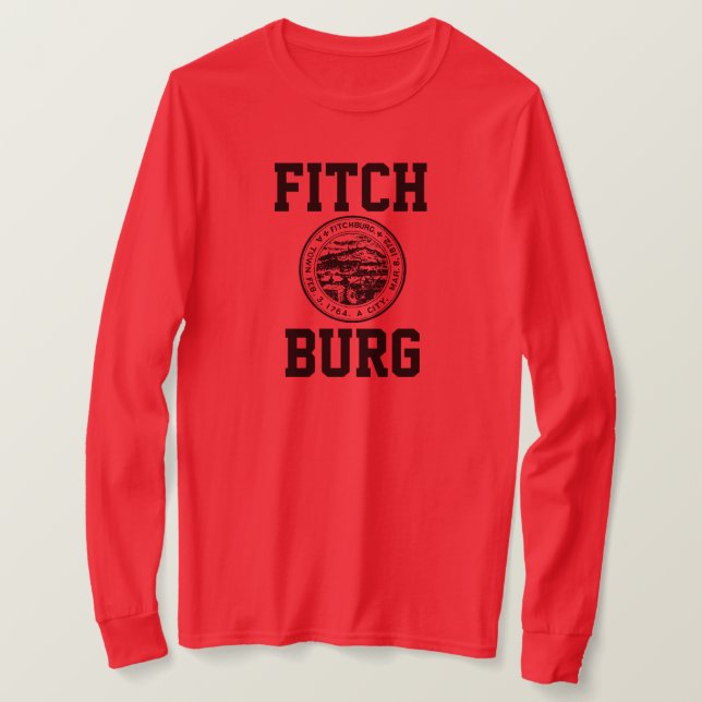 Fitchburg Massachusetts 01420 T-Shirt (Design vorne)