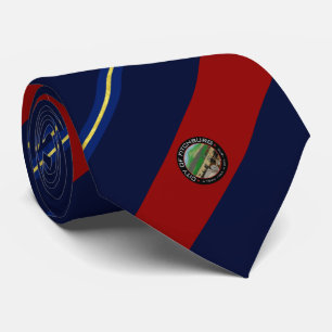 Fitchburg (Massachusetts) Stadtflagge Neck Tie Krawatte