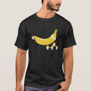 Fitness Banana Gym Workout Frucht T-Shirt