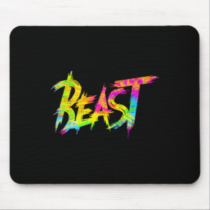 Fitness-Biest Bodybuilding-Training Humor Tie-Dye  Mousepad